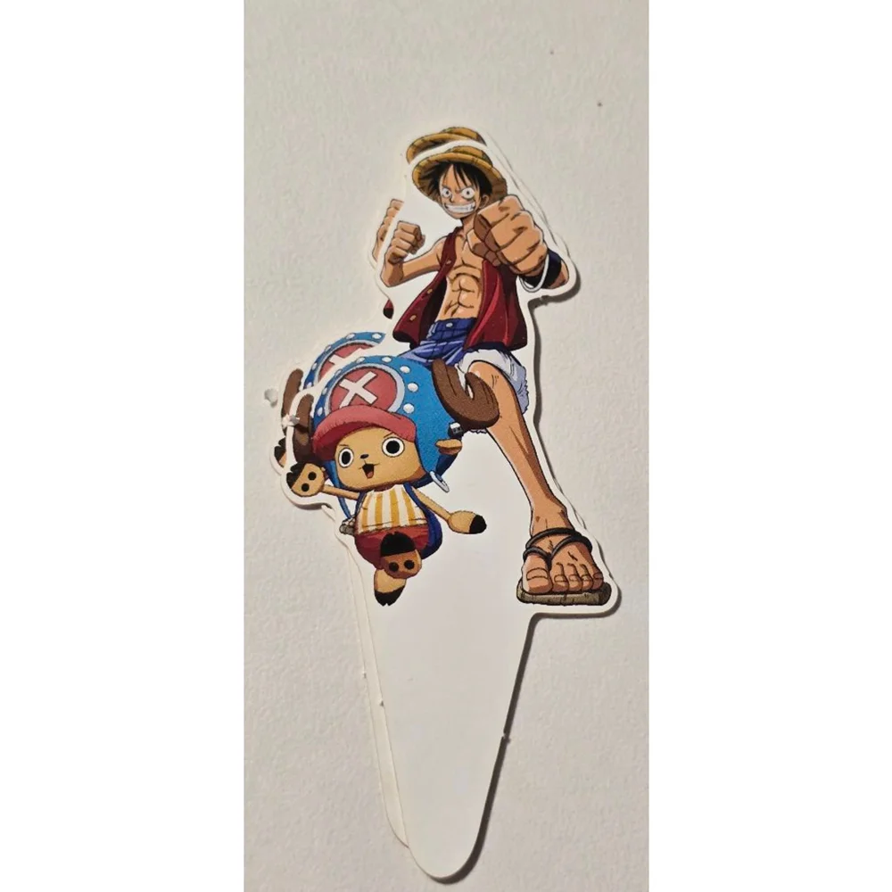 One‎ Piece Anime Cupcake Toppers, Multicolored